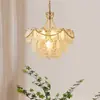 Lustre de sala de estar em estilo francês estilo creme simples nórdico pós-moderno cristal quarto principal luz luz restaurante luxo lâmpadas cristal