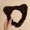 Novas tiaras infantis estilo coreano 2026, tiaras de desenho animado versáteis, acessórios de cabelo fofos e doces, tiaras de pelúcia para meninas