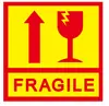 Itens Frágeis, Não Derrube, Placas de Advertência, Adesivos de Entrega Expressa Frágil, Adesivos Grandes de Companhia Aérea em Inglês, Etiquetas Coloridas Autoadesivas