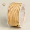 Corda Redonda Pequena 2mm 3mm Pulseira Artesanal Cordão para Colar Cordão para Pingente Fio para Joias Cordão DIY Venda por Atacado