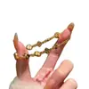 Pulsera Retro Francesa de Dados Cruz Flor con Diamantes, Personalidad Hip-Hop, Estilo Punk, Sensación de Alta Gama, Joyería Unisex para Pareja