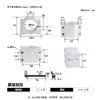 Enlace Maquinaria CNC para Carpintería Accesorios para Máquina de Grabado Base para Motor de Husillo de Aleación de Aluminio Soporte Fijo de Sujeción