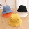 Novo Estilo Chapéu de Pescador para Bebê Cruzamento Primavera e Outono Proteção Solar Chapéu de Bebê Cor Doce Moda Protetor Solar Tendência Chapéu Infantil Atacado
