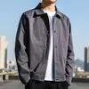 Jaqueta Masculina Estilo Britânico Transfronteiriça Nova 2024 Jaqueta Lapela Primavera e Outono Jovem Versátil Casual Yipi Bonito Roupa Masculina