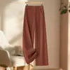 Pantalones Rectos de Pierna Ancha para Mujer, Bestseller de Otoño, Tiro Alto, Sueltos, Adelgazantes, Para Ir al Trabajo, Estilo Simple, Pantalones de Moda para Mujer