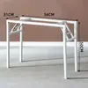 Marco de Patas de Mesa Plegable Simple Soporte de Hierro para Mesa Accesorios para Patas de Mesa Pata de Mesa para Comedor en Casa Marco de Mesa Cuadrado en Forma de X