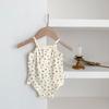 Fular de Verano para Bebé Estilo Coreano Ropa para Hacer Pipi Triángulo Ropa para Trepar Hassel Mono Integral sin Mangas para Niño y Niña
