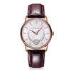 Novo Relógio Feminino de Quartzo Retrô Simples, Pulseira de Couro Fashion, Relógio Feminino à Prova d'Água com Mostrador Grande, Venda Direta no Atacado Calendário