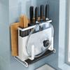 Estante Almacenamiento para Cuchillos de Cocina Tabla para Cuchillos Tabla de Cortar Tabla de Cortar Estante de Almacenamiento Suministros de Cocina Multifuncionales Soporte para Cuchillos Estante de Almacenamiento