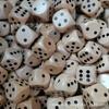 En stock dados de madera 2. Dados de ajedrez volador de 5 cm x 3 cm, juego de lotería, accesorios, juguete sólido, material didáctico, tamiz