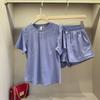 ¡Modelo Doméstico! Traje Deportivo de Moda Casual de Secado Rápido Transpirable Casual Camiseta de Manga Corta + Pantalones Cortos Running Fitness Verano Mujer