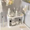 Prateleira de armazenamento de bancada de camada dupla, adequada para dormitórios estudantis, banheiros e armazenamento de cosméticos; organizador de mesa para penteadeiras