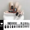 Unhas Usáveis Pré-Fabricadas no Atacado, Unhas Usáveis Simples de Banda Completa com um Toque de Luxo, Coleção de Adesivos para Unhas Clareadores