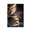 Nueva Pintura de Tinta HD para Deseos Decoración de Sala de Estar Atmósfera Floral Dorada Sofá Triple Moderno Pintura Colgante Pintura en Lienzo Corazón