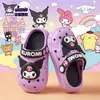 Zuecos de Verano Sanrio para Niños y Niñas, Antideslizantes, Transpirables, para Exteriores, Sandalias Infantiles Kuromi de Tallas Pequeñas y Medianas