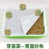 Papel Semillero Brotes, Papel Hidropónico Humectante para Brotes de Frijol, Papel para Balcón para Cultivar Verduras, Papel de Plantación, Tapete de Silicona, Vela Transpirable
