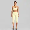 Conjunto de ropa deportiva transfronterizo con hermoso sujetador deportivo de cuello halter en la espalda, conjunto de yoga de secado rápido para correr al aire libre, ciclismo y Pilates