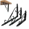 Suporte Estilo Europeu Suporte Triângulo de Ferro Espesso Estrutura de Fixação de Divisória de Rack Tripé
