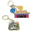 Producción de Llaveros Metálicos Personalizados Creativos, Producción de Colgantes con Etiqueta de Logo Corporativo, Personalización de Llaveros Culturales y Creativos para Eventos