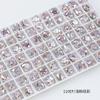 Dongzhou Rosa Claro Colorido Formato Especial Diamante para Nail Art Revestimento Brilhante Diamante com Fundo Pontiagudo Acessórios de Joias DIY Novo Diamante Autocolante para Unhas