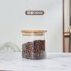 Frasco de Almacenamiento Triangular Transparente Frasco para Té de Grano Grueso Dulces Alimentos Frasco de Almacenamiento Cocina Frasco Sellado Vidrio de Alto Borosilicato
