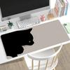 Lindo Tapete de Ratón de Dibujos Animados de Gato Negro Grande para Teclado para Niñas Computadora Portátil Oficina Tapete de Escritorio Tapete de Ratón para Juegos