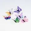 Fabricantes de fuentes de joyería Namei mariposa de simulación d mariposa de tela de color tridimensional accesorios de joyería DIY