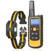 Dispositivo de entrenamiento para perros con control remoto, collar antiladridos con descarga eléctrica, anillo eléctrico de entrenamiento para perros grandes, dispositivo antiladridos para perros pequeños, artefacto de entrenamiento para perros