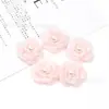 Flor de Camelia de Hilo de Perla Tridimensional Súper de Hada para Manualidades DIY, Adorno para Tocado, Pulsera, Aretes, Accesorios para Ropa de Primavera y Verano