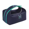 Bolsa de cosméticos con un toque de alta gama, simple y portátil, capacidad grande y pequeña, bolsa de mano para almacenamiento de cosméticos, bolsa de aseo de lona para influencers femeninas
