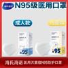 Mascarilla quirúrgica estéril Heinobo, fina, transpirable, para adultos, de tres capas, con protección médica, empaque individual.