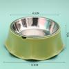 Tazón para Perro Mascota Acero Inoxidable Forma de Falda Fantasma Tazón de Comida para Perro Tazón de Alimentación para Gato Utensilios de Comida Suministros para Mascotas Venta al por Mayor