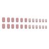 Manicura rosa macaron puro deseo longitud media estilo europeo y americano ins hueca francesa nube blanca floreciente manicura usar uña