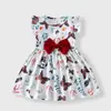 Vestido para Niñas, Vestido Estampado para Niñas, Vestido de Manga Corta para Niñas, Vestido de Princesa a Cuadros, Nuevo Estilo Verano 2026, Exportación