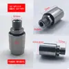 Anillo rozante central de 1 división 2 entradas/2 salidas interfaz G1-8 adaptador de anillo guía de aire giratorio 360 grados