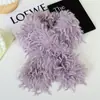 Novo Pelúcia Yufei Casual Leve Versátil Quente Fashionável Macio Franja Menina Fofa Pelúcia Lenço Cruzado