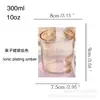 Nuevo frasco de vidrio para velas de 300 ml, galvanizado, chapado iónico, de colores, botella de vidrio spot, taza para velas de aromaterapia