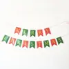 Decoração de Natal Transfronteiriça Bandeira Feliz Natal Papel Banner Feliz Natal Arranjo de Festa de Natal