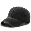 Boné de Baseball Lavado Transfronteiriço Protetor Solar Retro Publicitário de Trabalho Boné Desgastado Masculino Algodão Puro Desgastado Logo Bordado