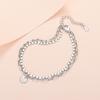 Pulsera redonda de marca al por mayor de fábrica para mujer, versión coreana de simple buena suerte geométrica de doble capa, adornos de mano, joyería en vivo de influencer de internet