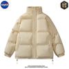 Marca NASA marca de marea preferida amantes invierno acolchado de algodón acolchado cálido chamarra abrigo color sólido chamarra acolchada de algodón ropa superior