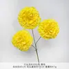 Peonía Artificial Grande sin Hojas de Tres Cabezas, Flor Falsa, Flor de Seda de Exportación, Decoración de Salón de Bodas, Decoración del Hogar, Arreglo Floral, Decoración con Flores Falsas