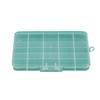 Caixa de Plástico Transparente PP Fixa 15 Grades 17mm Caixa de Armazenamento de Miçangas, Chips de Unhas, Ferramentas de Hardware, Joias, Equipamento de Pesca