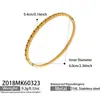 Pulsera de Diseño Incrustada con Circonita y Diamantes, Acero Inoxidable Chapado en Oro, Apilable, Lujo Ligero, Brillante, Elegante Pulsera para Mujer, Joyería que No se Desvanece