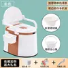 Inodoro Portátil para Mujeres Embarazadas, Escupidera Portátil para Ancianos, Cubo para Orina, Orinal, Silla Taburete, Escupidera de Mesita de Noche para Niños