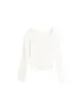 Camiseta de manga longa lisa para mulheres, outono e inverno, gola quadrada, fleece fino, não volumosa, base para estudantes, top estiloso e elegante