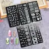 Suministro Transfronterizo de Juegos de Placas de Estampado para Uñas, Plantillas DIY de Transferencia para Uñas, Venta al por Mayor de Fabricantes