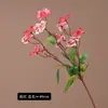 Flores de azalea artificiales de tres puntas para proyectos de paisajismo en jardines municipales, fotografía de rododendros, decoración del hogar, flores de cerezo