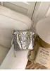 Bolso de cadena con patrón de rombos para mujer 2026 nuevo estilo bolso cruzado otoño e invierno diseño de nicho el popular bolso de hombro tipo tote de este año