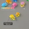 Decorações de Desenho Animado para Nail Art Tartaruga Colorida Luminosa Fofa Item Quente de Celebridade da Internet Pedras Strass para Unhas de Resina Macaron Gelatina 3D